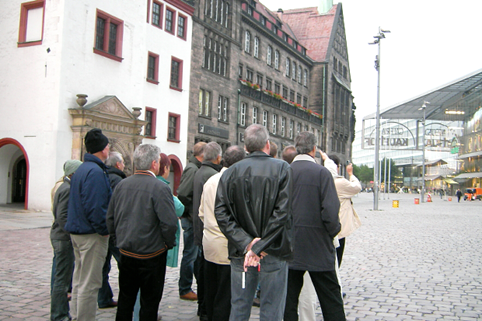 Traditionelle Stadtführung durch Chemnitz am Abend des 1. Tagungstages (Quelle: Viola Kannemann)