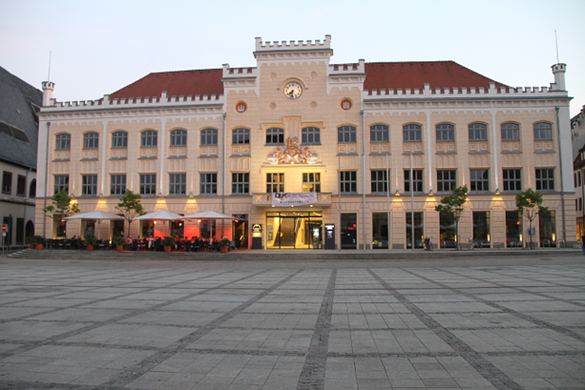 Blick auf das Rathaus in Zwickau (Quelle: Hans-Jürgen Weil)